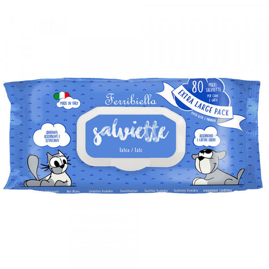 Toalhitas Húmidas Salviette Talco