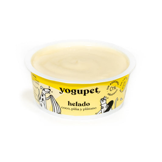 Yogupet - Gelado de Coco, Ananás e Banana para Cão e Gato